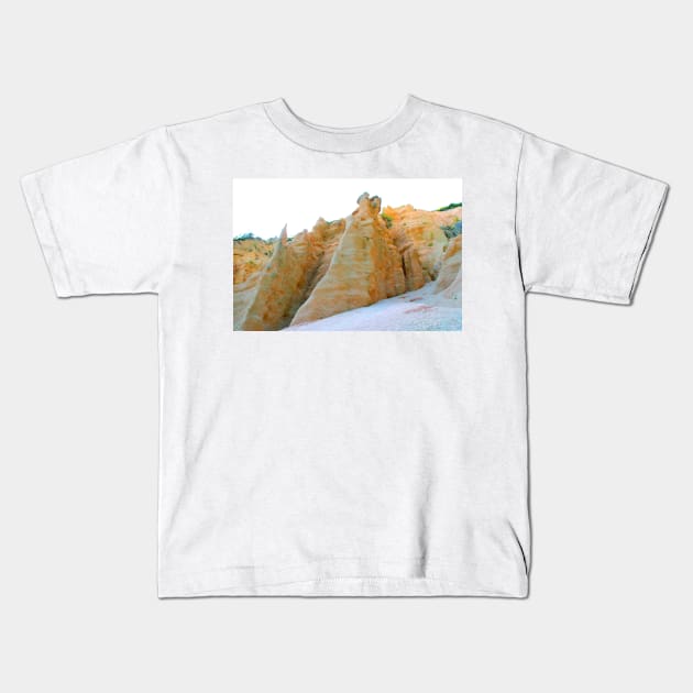 View at the Lame Rosse and their sedimentary nature Kids T-Shirt by KristinaDrozd